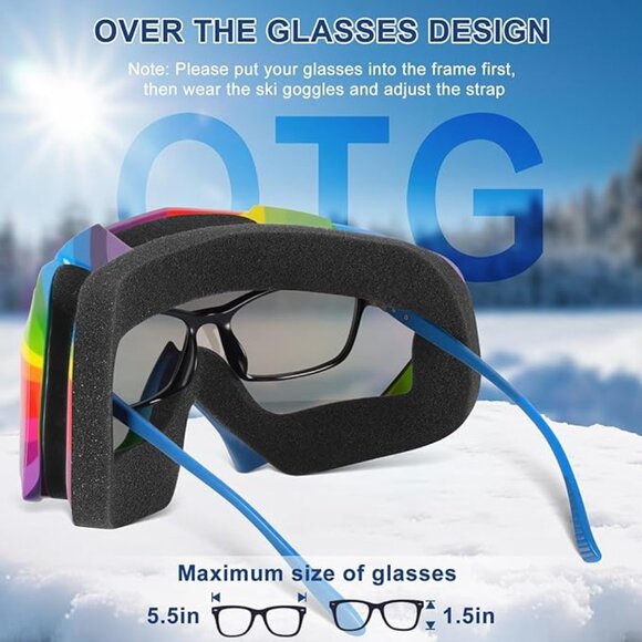 UV Protection Snowboard Snowsports Goggles  2 SET - Picture 5 of 7